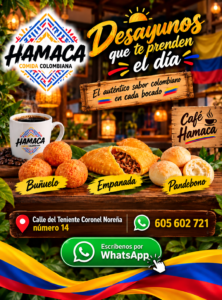 Desayunos colombianos en Hamaca